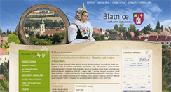 Desktop Screenshot of obecblatnice.cz